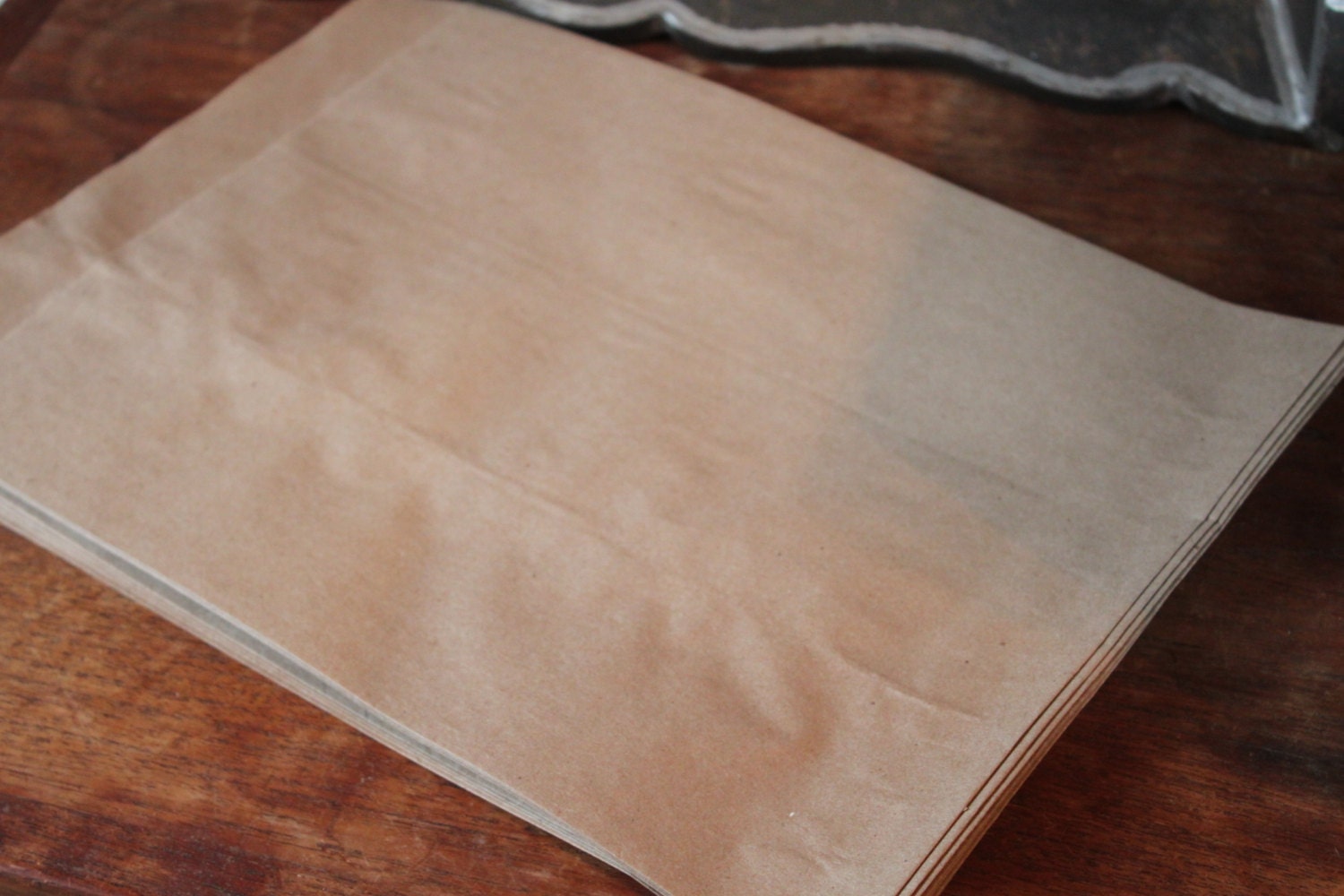 Kraft Paper Bags--Gift Bags 8 1/4 X 11 -- Lot of 50 -- Merchandise Bags Il_570xn