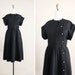 vintage Chloe dress / wool military dress
