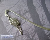 Supernatural Castiel Charm Bookmark with Angel Wing and Healing Hand