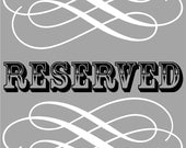 Reserved for Xavier