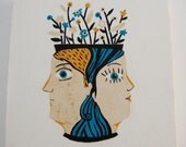 Face Vase (original painting)