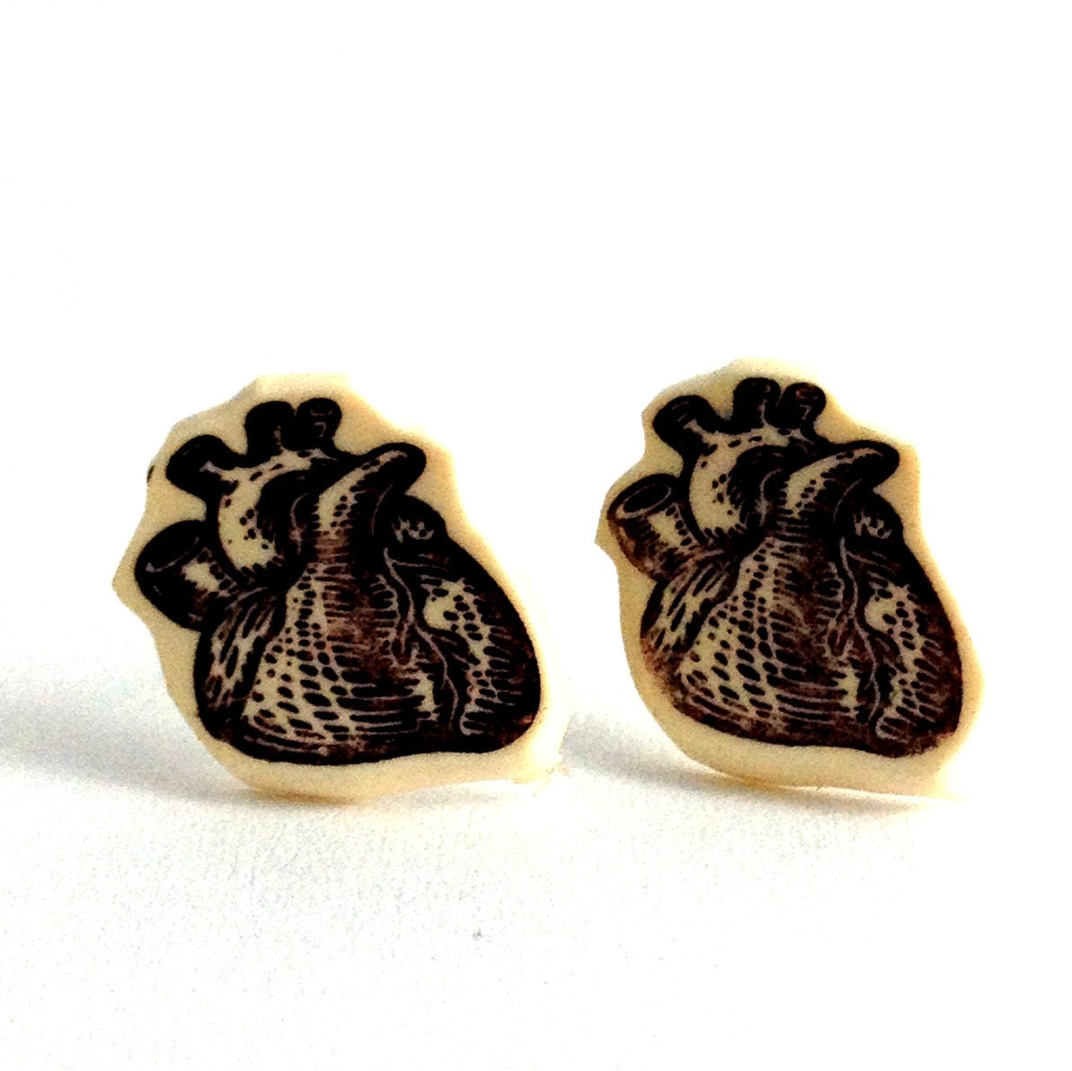 Earrings - Anatomical Heart Posts