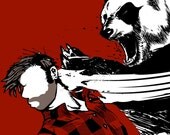Panda Bitchslap 3 Pack, Birthday Card, Blank Cards, Greeting Cards,  Matching envelopes included