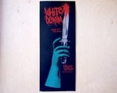 White Denim gig poster - limited edition screenprint