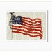 Flag printed on page from vintage dictionary...