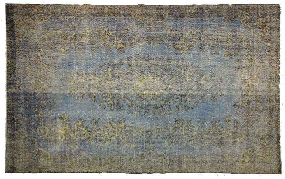 Grey Blue Overdyed Rug