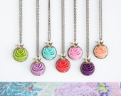 Spring Flower Garden Necklace