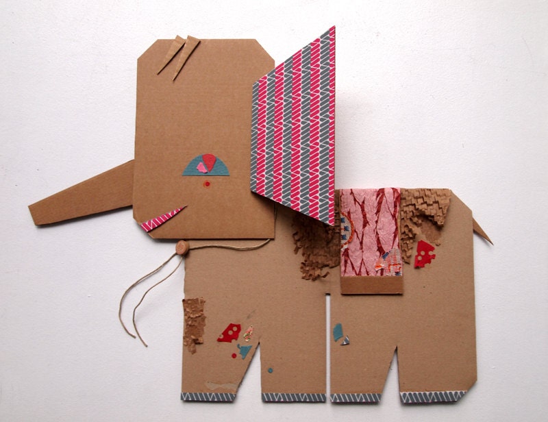 Pink-eared Elephant :"Paper friends"