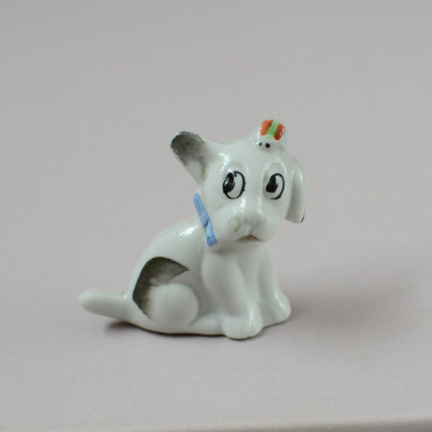 Vintage Dog Figurine Beagle Porcelain Japan