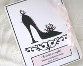 Bridal Shower Photo Album Petite Personalized - Bachelorettes Oh what a Night