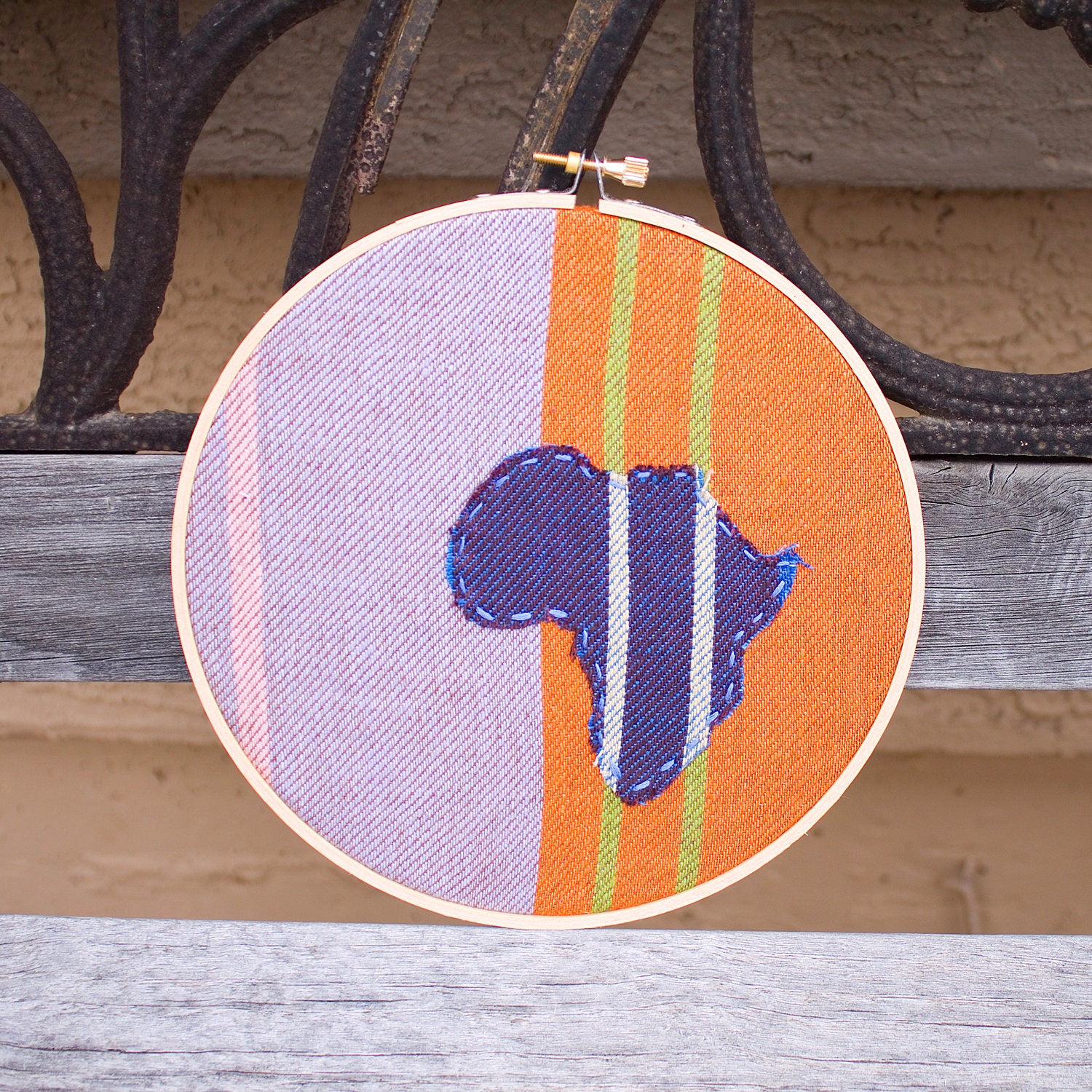 LAST ONE - Limited Edition Africa Hoop Art