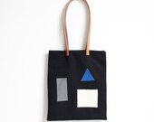 Geometric tote bag