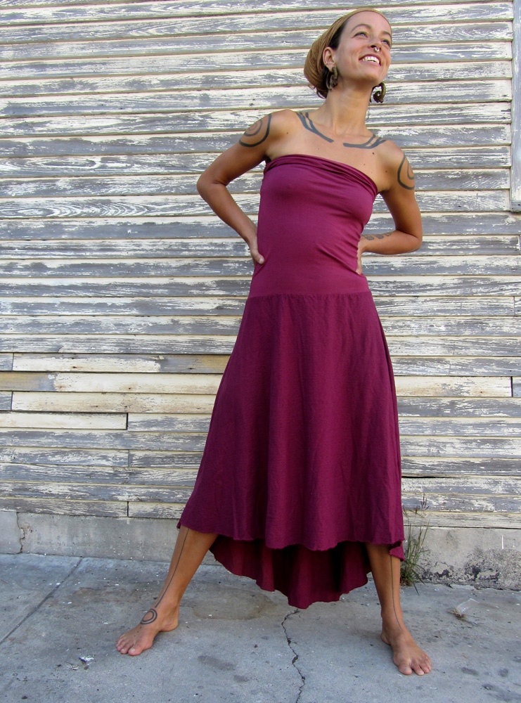 The Love Me 2 Times Below Knee Wanderer Mullet Dress (organic hemp/cotton blend)