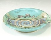 Spoon rest - wheel thrown pottery