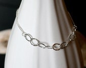 thelma - silver link bracelet by elephantine