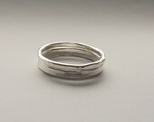 Sterling Stacking Rings, Lovely stacking rings in silver