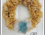 Vintage Dress Pattern Rose Wreath, Hand Created, CSSTeam, ECS