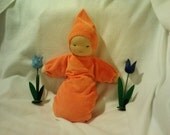 Large  orange millet lavender baby doll