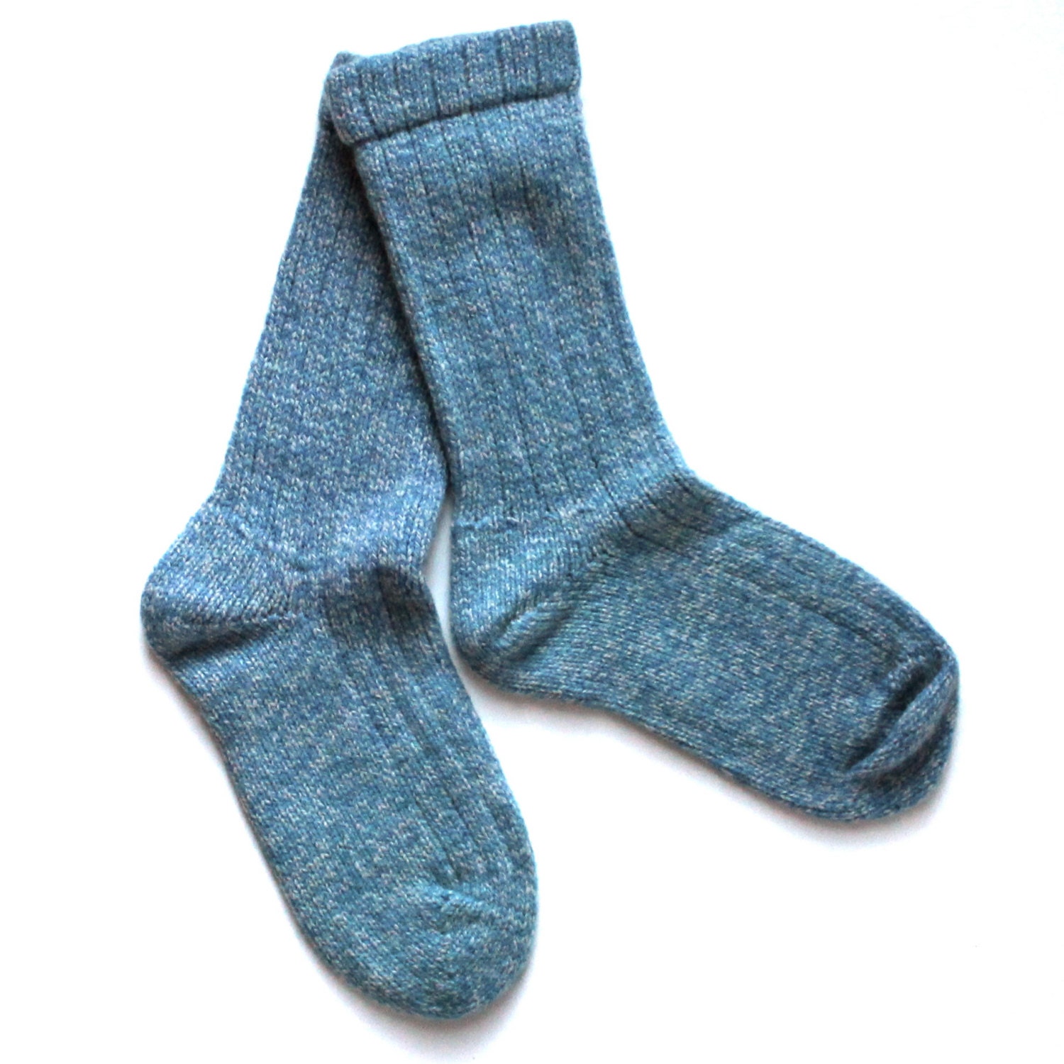 Handmade Wool Socks 770 -- Size Women 3-5