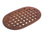 Teak Trivet - Oval - Mid Century Modern