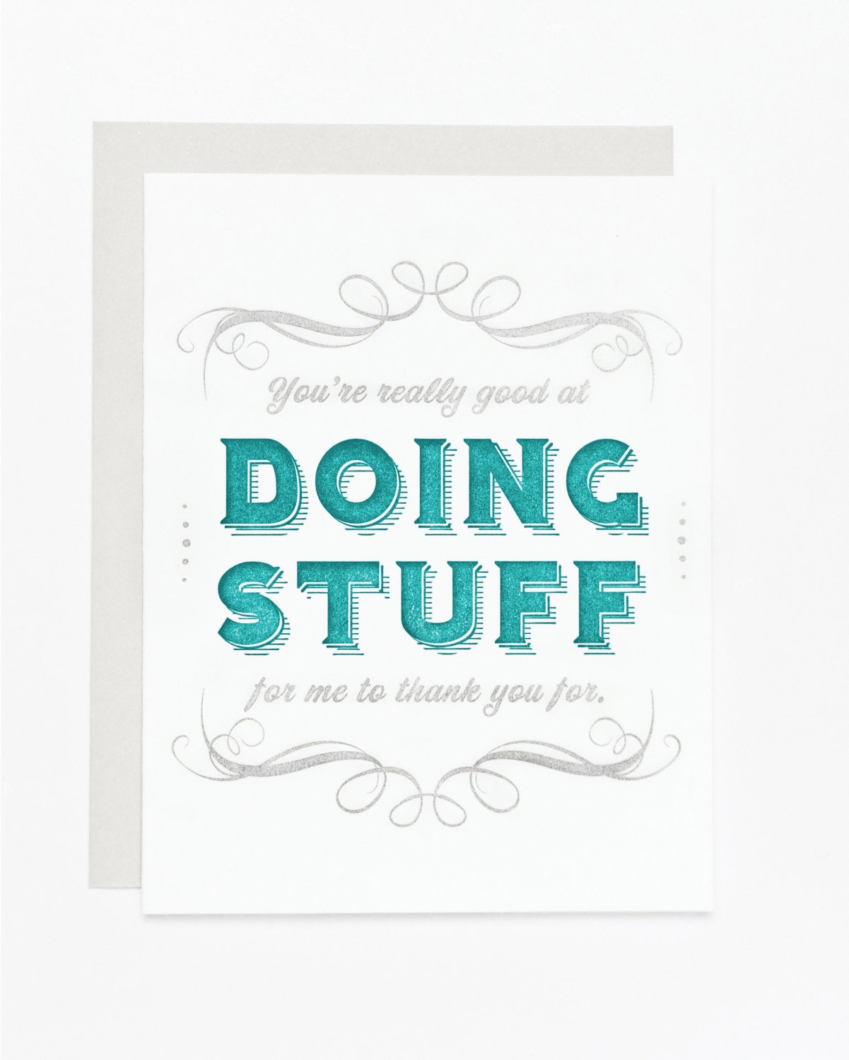 You're really good at doing stuff Card