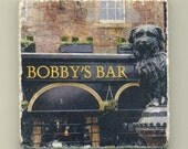 Bobby's Bar - Edinburgh Scotland - Original Coaster