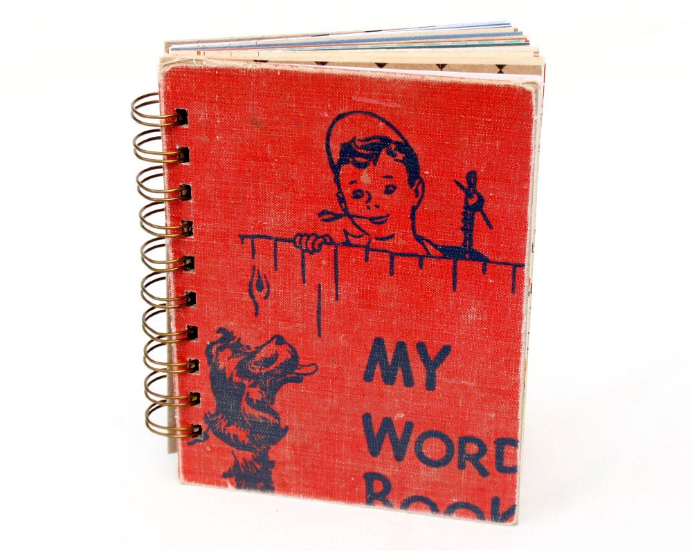 Man's Best Friend - Wire-Bound Recycled Art Journal
