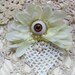 Gloomth Weeping Gold Eyeball Hair Fascinator Clip