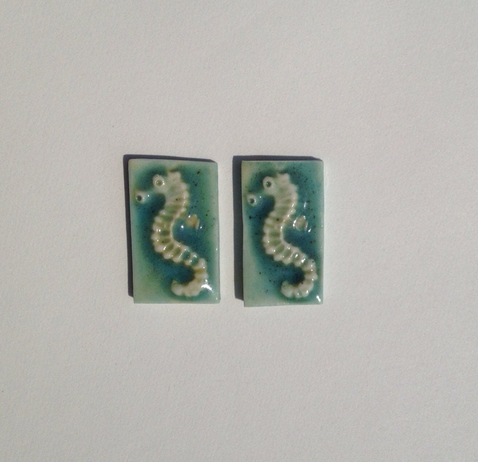 Porcelain Mosaic Tile Seahorse