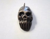 Copper Skull ZombieHead Pendant