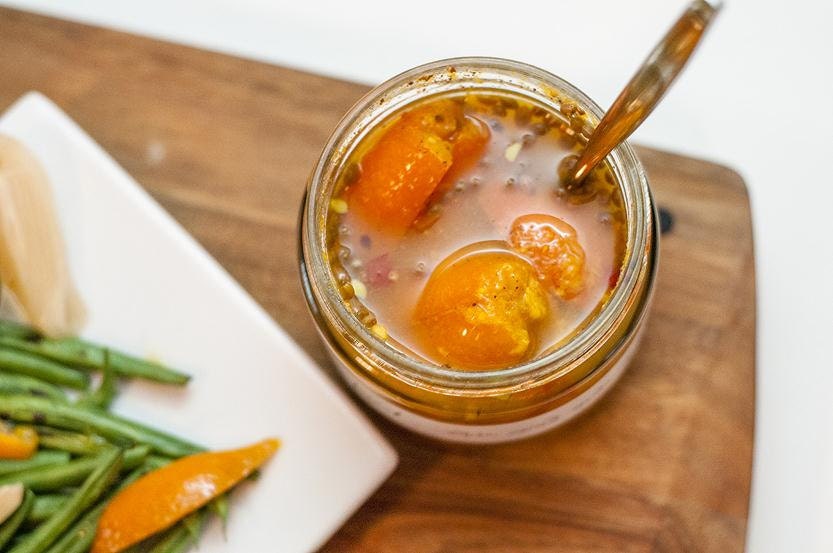 Preserved Mandarinquats with Indian Spices