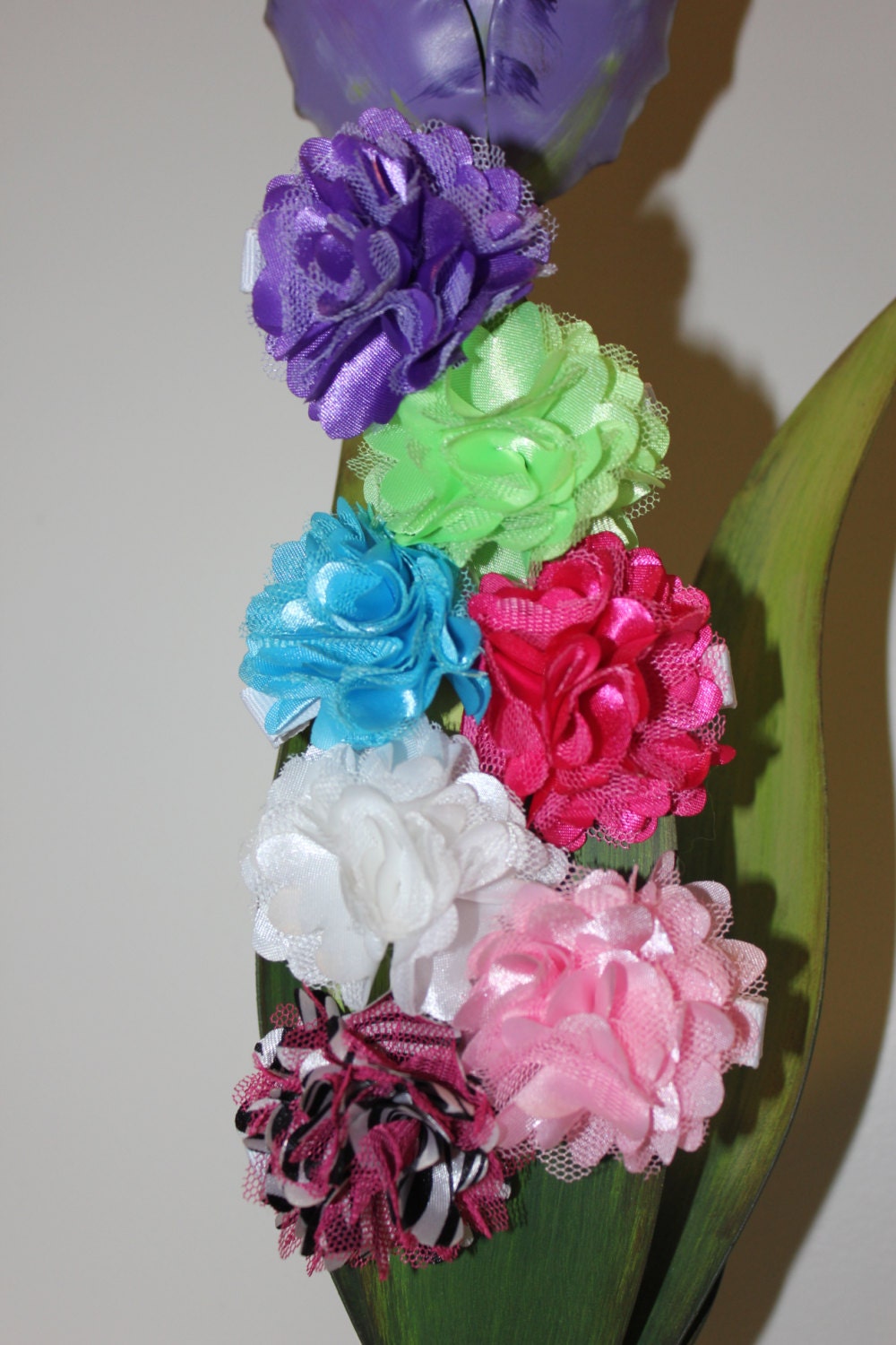 ONE Small Silk Organza Puff Flowers