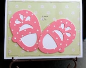 Greeting Card Handmade  Baby Girl