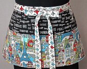 NEW Mon Amie Zipper/Key Clasp Vendor Apron