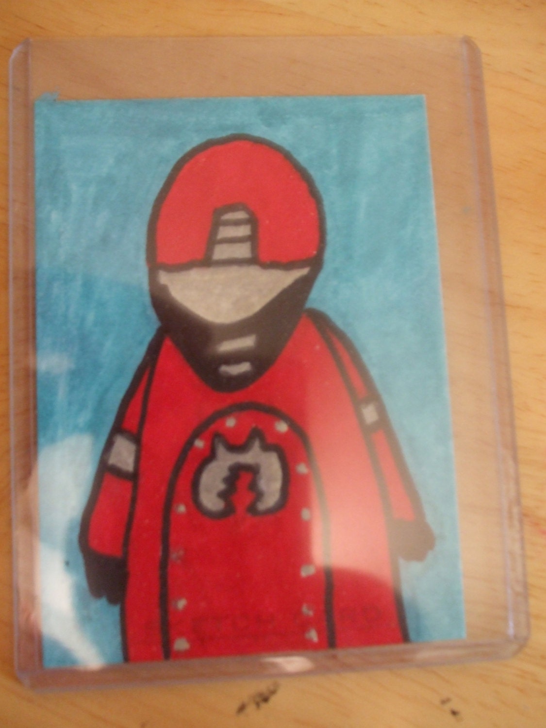 Crimson Guard Artist Sketch Card