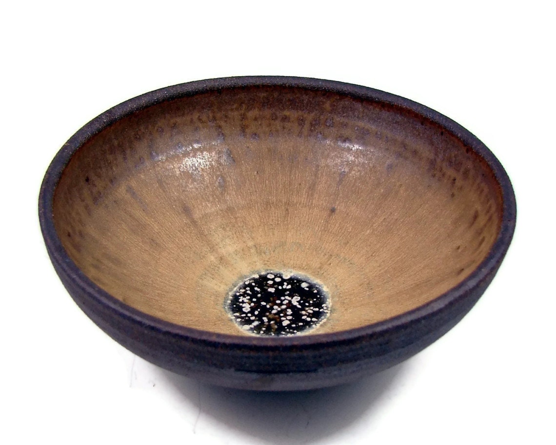 Black Mountain Clay Bowl - Textured Bowl - Flower Bowl - Handmade Ceramic Bowl - Wheel Thrown Clay Pottery - Ships Today
