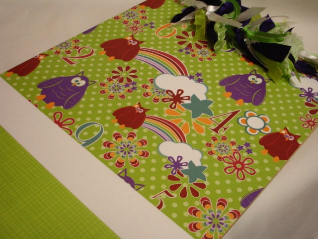 NUMBER OWLS CLIPBOARD personalized free