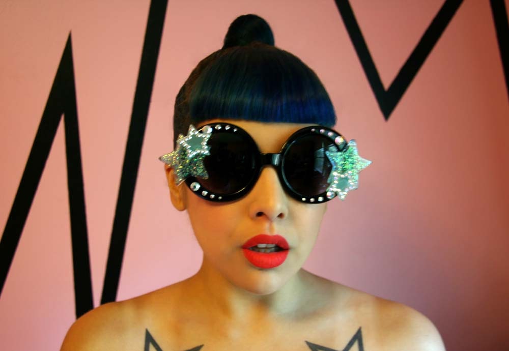 Starry Eyed Round Embellished Sunglasses Accessory Sunnies by Cutie Dynamite