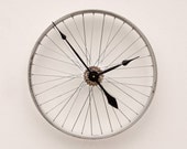 Recycled Bike Wheel clock