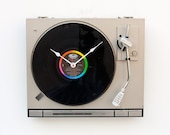 Recycled Turntable Clock