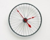 Recycled Bike Wheel clock