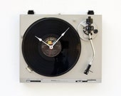 Recycled Technics Turntable Clock