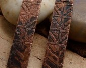 MAYA - Handmade - 2 Etched Copper Plates