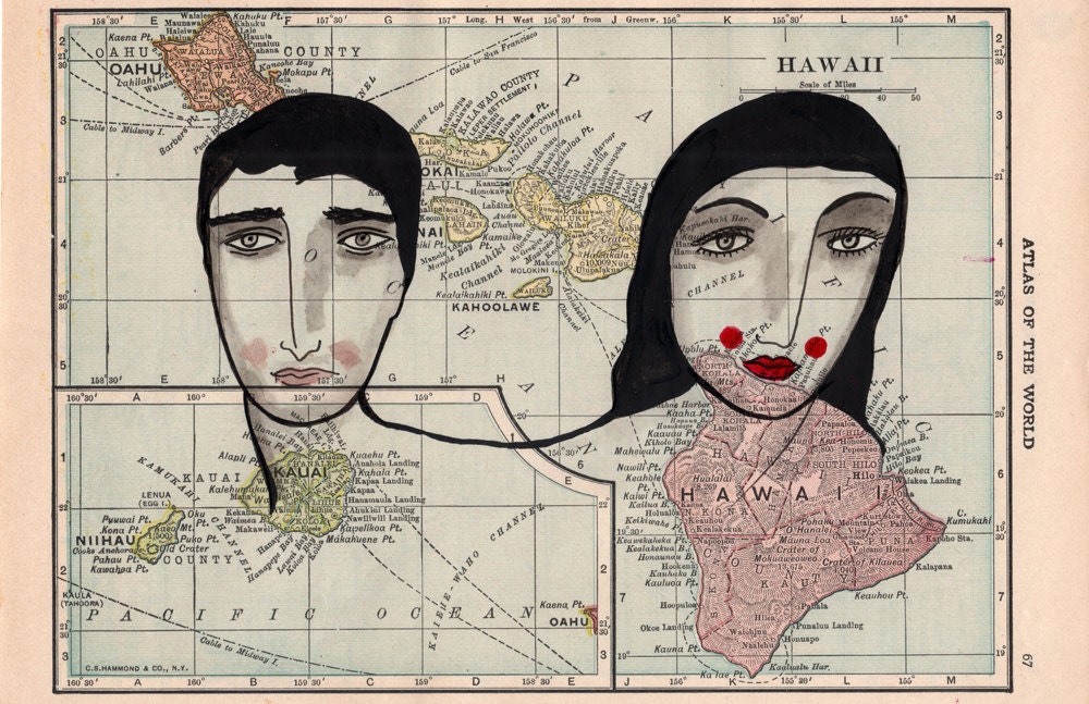 They Ran Away to Hawaii- Archival Art Print