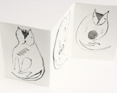 CATS. Original concertina book.