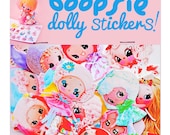 stickers cute big eye girl boopsiedaisy doll stickers