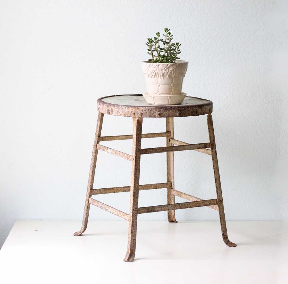 Vintage Metal Stool