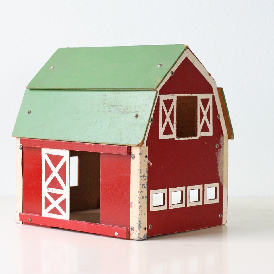 Vintage Toy Barn by bellalulu on Etsy