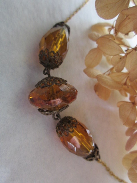 Vintage Glass Bead Necklace
