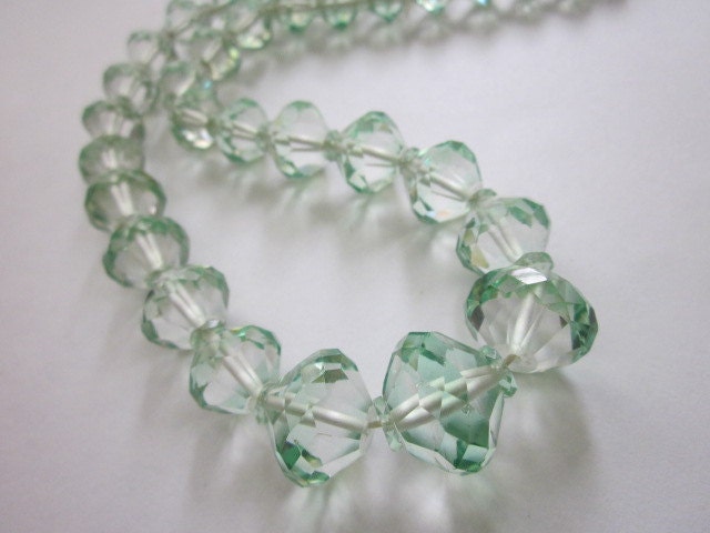 Vintage Crystal Bead Necklace